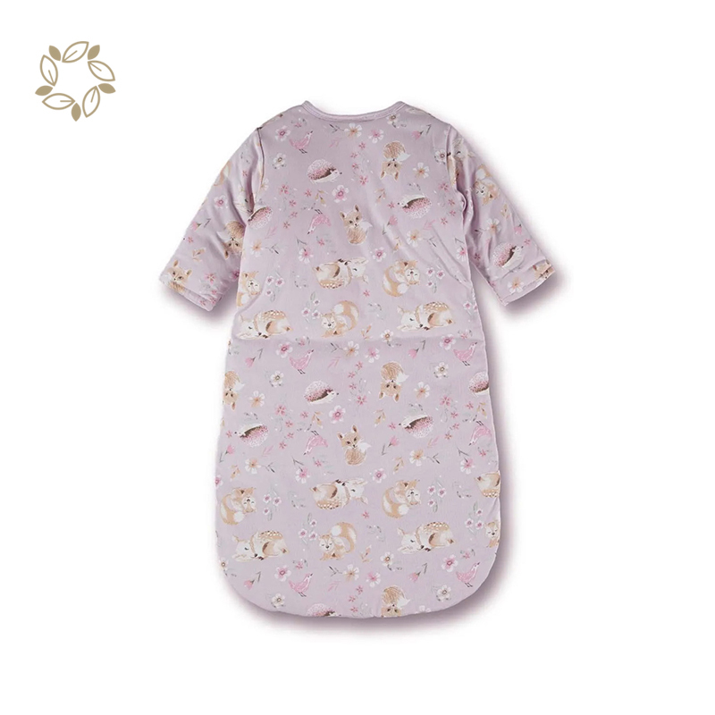 Long sleeve cotton baby sleep bags sustainable baby sleeping sack eco friendly baby sleep bag