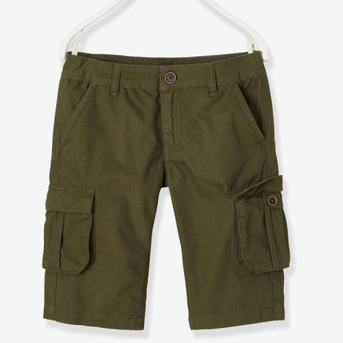 Summer Toddlers Outside Shorts Eco-friendly Boy's cargo Bermuda shorts Organic Cotton kids cargo shorts