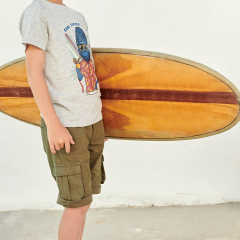 Summer Toddlers Outside Shorts Eco-friendly Boy's cargo Bermuda shorts Organic Cotton kids cargo shorts