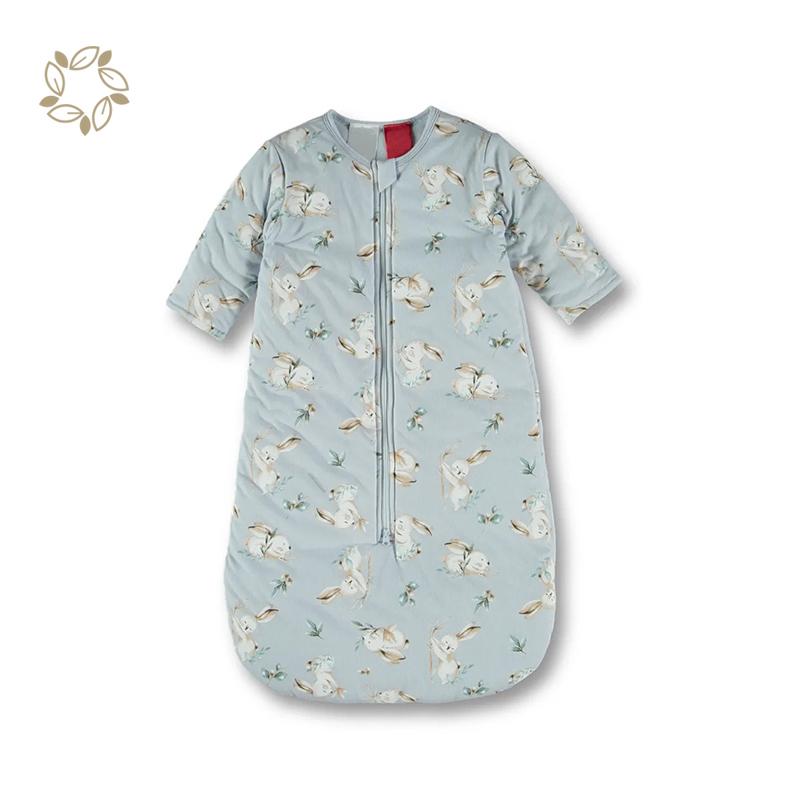 Long sleeve cotton baby sleep bags sustainable baby sleeping sack eco friendly baby sleep bag