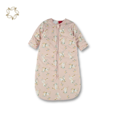 Long sleeve cotton baby sleep bags sustainable baby sleeping sack eco friendly baby sleep bag