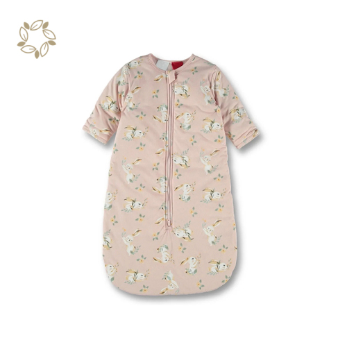 Long sleeve cotton baby sleep bags sustainable baby sleeping sack eco friendly baby sleep bag
