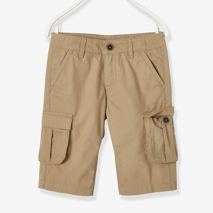 Children short trousers kids cargo shorts Organic Cotton short trousers Summer Toddlers Outside Shorts