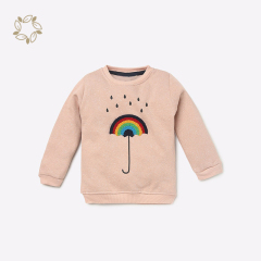 100% Organic cotton baby crewneck and joggers sustainable baby jogger set fleece eco friendly baby sweatsuit