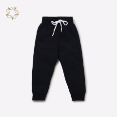 Organic bamboo toddler sweatshirt set printed eco friendly toddler joggers sets sustainable baby sweatshirt set