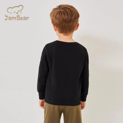 Sustainable Baby tshirt Eco-friendly Toddler T-shirt Solid Organic Cotton Toddler Boys Tee long sleeve t shirts