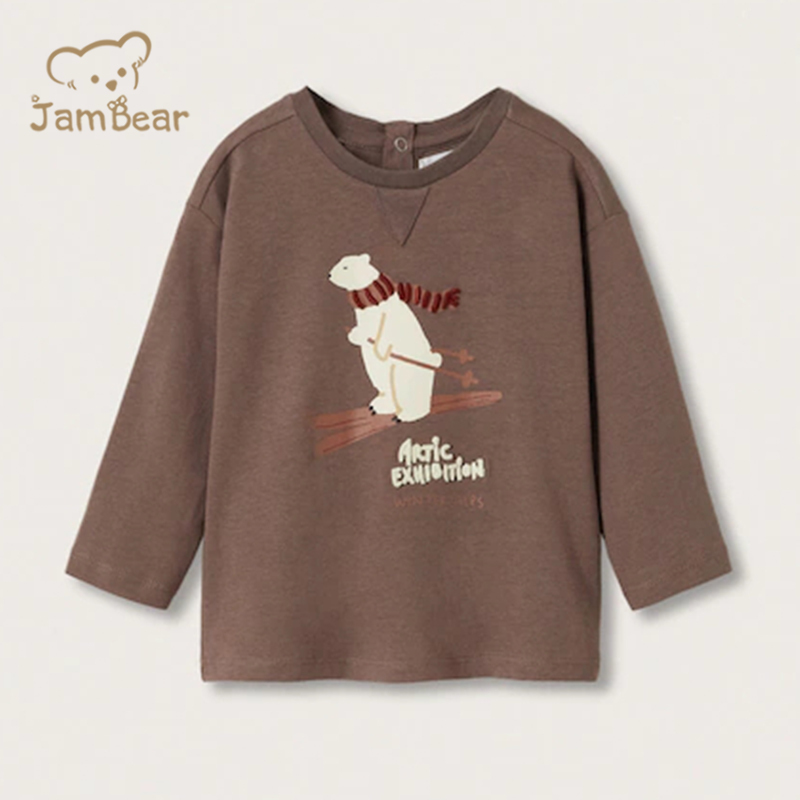 Sustainable Boy T Shirts 100% Cotton Print Organic Baby t Shirt Eco Friendly Toddler Tshirt