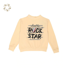 Organic cotton toddler pullover sustainable crew sweatshirt toddler eco friendly baby crewneck