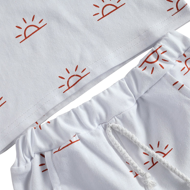 Infant Summer Shorts Set Sleeveless ribbed tank tops set kids shorts set 100% Organic Cotton rib t shirt and shorts