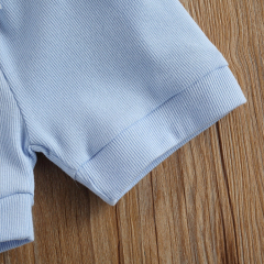 Summer Toddler Shorts Set Organic Cotton ribbed Tank Tops and Shorts eco-friendly Sleeveless ribbed t shirt and Shorts