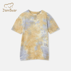 Organic cotton kids tee shirt tie dye tshirt kids sustainable t shirt kids eco friendly