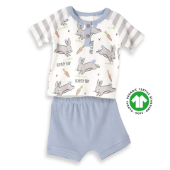 Toddler Henley Tee & Shorts organic cotton t shirt and shorts eco-friendly baby shorts set 100% GOTS cotton clothing