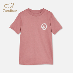 Organic cotton t shirt girls print kids t shirts eco friendly kids tee shirt sustainable children tee