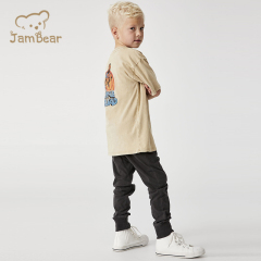 Organic cotton print t shirts kids sustainable children's t-shirt eco friendly kids t shirt printing short sleeve
