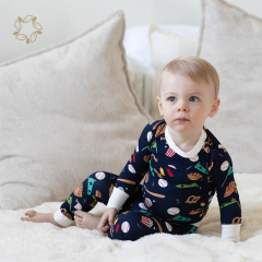 Organic bamboo children pyjamas sustainable sleeping pajamas for kids eco friendly pajamas for children