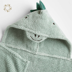 Organic Cotton Bath Towel Eco Friendly Baby Hooded Bath Towels sustainable Baby Hooded Towel