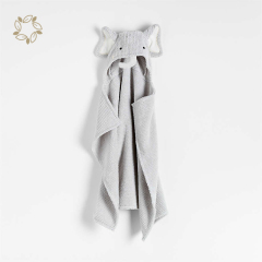 Organic Cotton Bath Towel Eco Friendly Baby Hooded Bath Towels sustainable Baby Hooded Towel