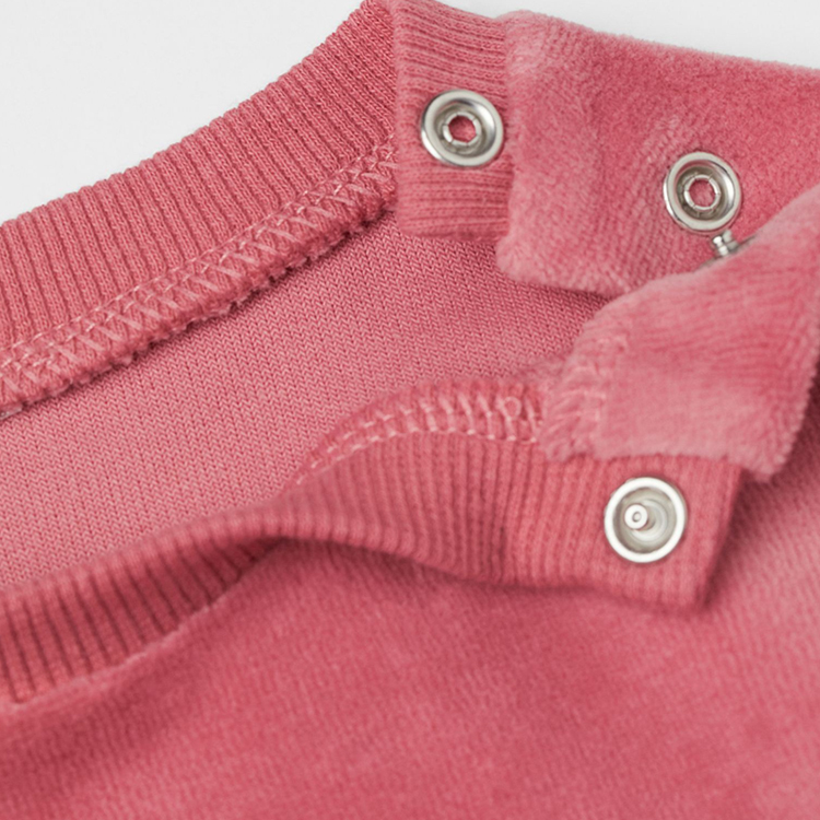 Natural Baby sweatshirt and joggers set Velour Relaxed children top and Leggings Organic Cotton baby sportswear