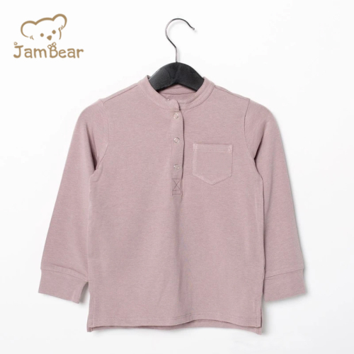 Organic cotton henley shirts for girls sustainable henley shirts eco friendly organic children t shirts