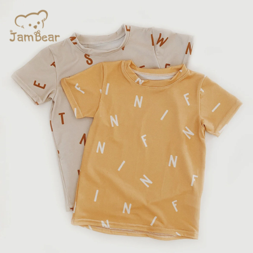 Print t shirt toddler organic cotton baby girls t shirts sustainable t shirt for baby girls eco friendly clothes toddler