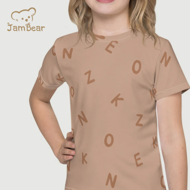 Print t shirt toddler organic cotton baby girls t shirts sustainable t shirt for baby girls eco friendly clothes toddler