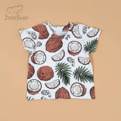 Eco friendly baby t shirt printing sustainable toddler cotton tshirt print organic cotton toddler tshirt
