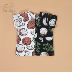 Eco friendly baby t shirt printing sustainable toddler cotton tshirt print organic cotton toddler tshirt