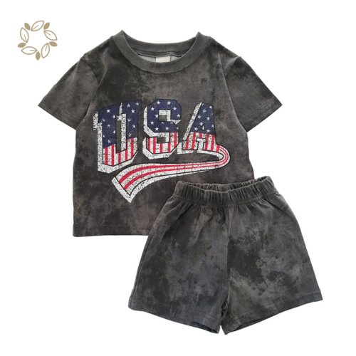 Organic bamboo toddler t shirt and shorts sustainable toddler shorts set eco friendly toddler clothing set
