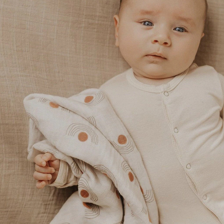 Muslin baby Swaddle Blanket Eco-friendly newbron gauze wrap organic cotton baby Thin blanket