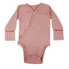 Organic Kimono Bodysuit sustainable infant onesie organic cotton baby bodysuit Long sleeve baby bodysuits