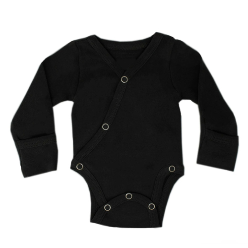 Organic Kimono Bodysuit sustainable infant onesie organic cotton baby bodysuit Long sleeve baby bodysuits