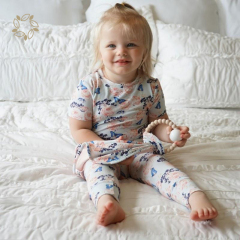Sustainable baby security blanket organic bamboo baby soothing blanket printed eco friendly baby soothe
