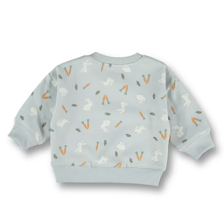 baby printed fleece sweatshirts Organic cotton kid pullover Eco-friendly CrewNeck Pullover Sweatshirt