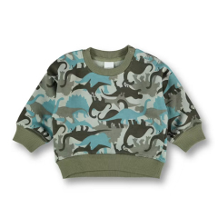 baby printed fleece sweatshirts Organic cotton kid pullover Eco-friendly CrewNeck Pullover Sweatshirt