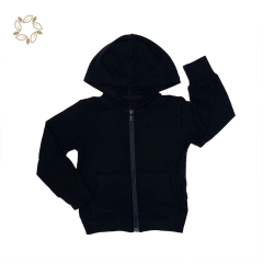 organic bamboo ribbed zip up hoodie sustainable toddler hoodie eco friendly toddlers boys hoodies & sweatshirt