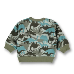 baby printed fleece sweatshirts Organic cotton kid pullover Eco-friendly CrewNeck Pullover Sweatshirt