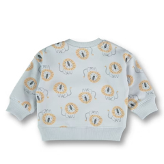 Sustainable children sweatshirt custom crewneck sweatshirts Organic cotton kid pullover Crew Neck Pullover Sweatshirt