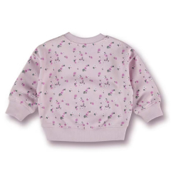 Printed fleece Toddler sweatshirts Organic cotton kid pullover Eco-friendly Crew Neck Pullover