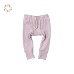 Organic bamboo rib baby leggings eco friendly baby leggings sustainable baby rib pant bamboo leggings