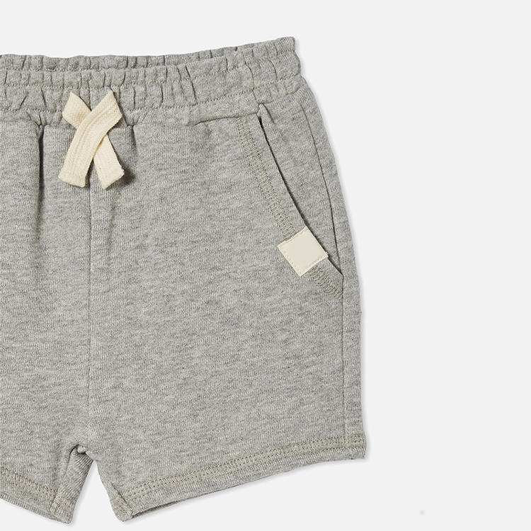 Unisex children short pants organic cotton Fleece toddler Shorts Eco-friendly children short sweatpants