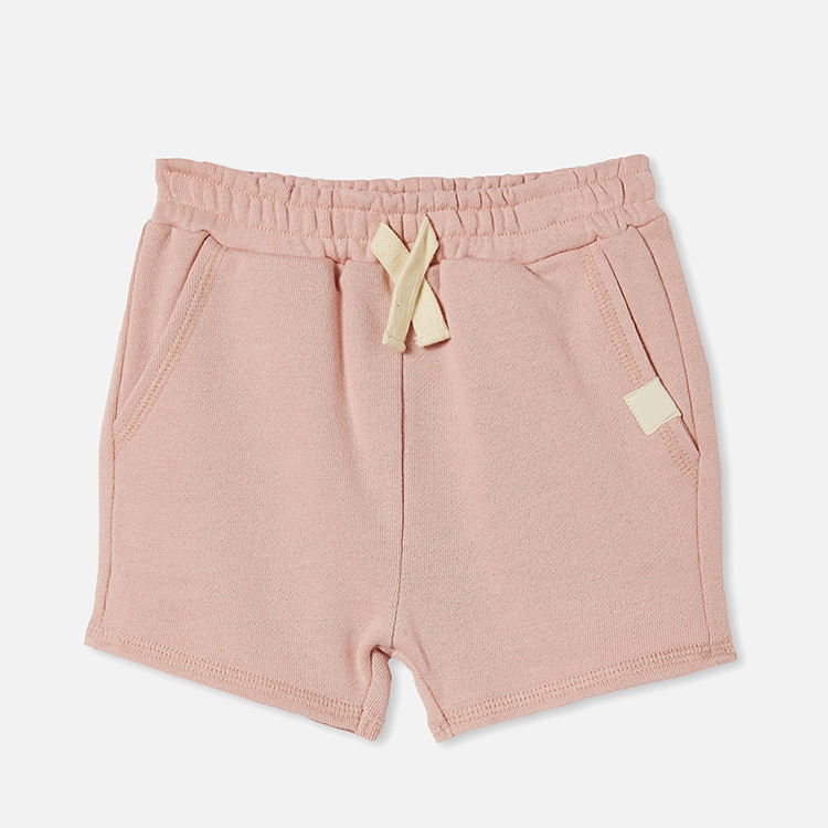 Organic Fleece toddler Shorts organic cotton children short sweatpants Sustainable baby girl shorts