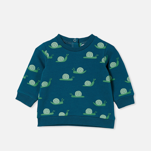 Custom crewneck sweatshirts organic cotton kid pullover Eco-friendly Toddler fleece boy sweatshirt