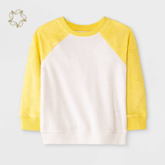 Eco friendly towel cloth baby clothing set bamboo cotton terry cloth sweatshirt and shorts sustainable baby clothing set