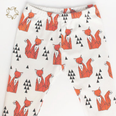 Sustainable organic cotton interlock baby pants GOTS eco friendly interlock baby joggers baby Harem Pants