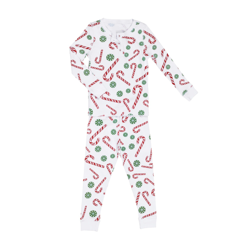 Christmas baby pajamas organic cotton kids pyjamas Girls children pajamas children lounge wear pjs for kids