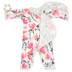 Sustainable organic preemie wear organic cotton preemie baby clothing eco friendly preemie clothing NICU Friendly Gown