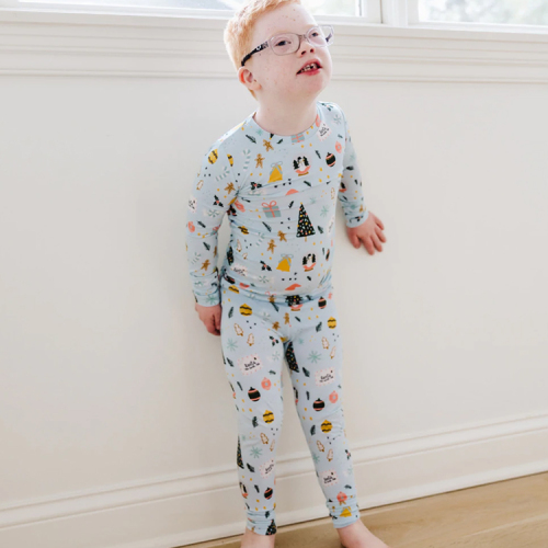 Bamboo pajamas kids baby sleep suit set lounge wear set for kids children bamboo pyjama custom baby pajamas