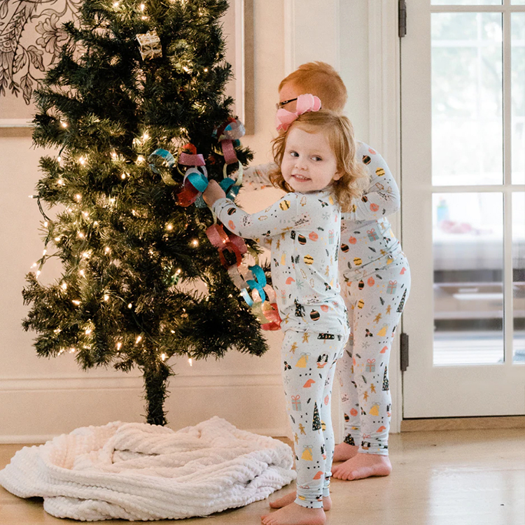 Bamboo pajamas kids baby sleep suit set lounge wear set for kids children bamboo pyjama custom baby pajamas