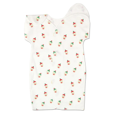 NICU night gown custom knotted gown for Preemie Eco-friendly premature baby gown organic cotton premature baby clothes