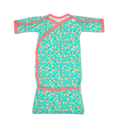 Preemie GOTS Cotton Sleep wear premature baby romper Eco-friendly NICU GOWN organic preemie wear